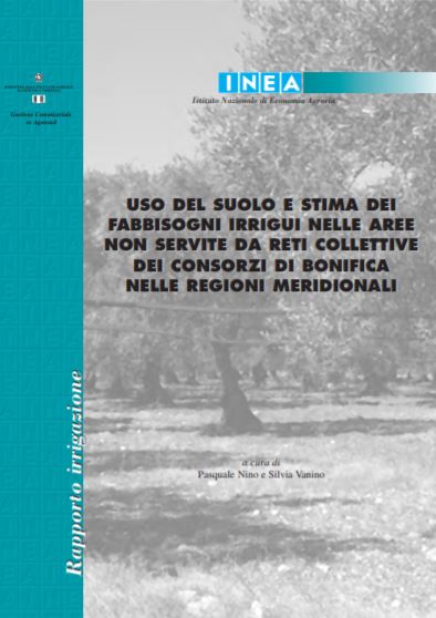 Land use and estimation of irrigation requirements in areas not served by collective networks of reclamation consortia in the southern regions
