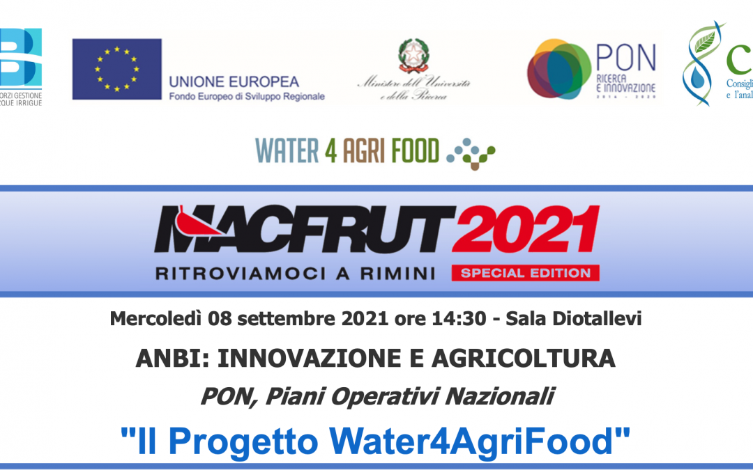 MACFRUT 2021 – ANBI: innovazione e agricoltura